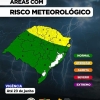 Atualizadas condições meteorológicas no RS