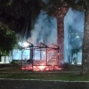 Incêndio na Praça da Matriz