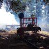 Incêndio consome grande quantidade de feno